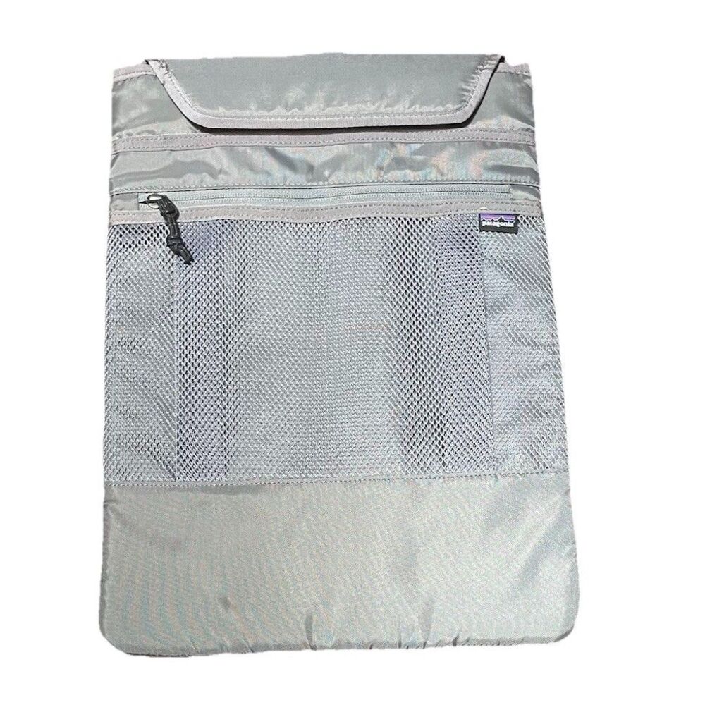 Patagonia Refugio Backpack Laptop Sleeve Insert Gray Padded 15" Pouch Gorpcore